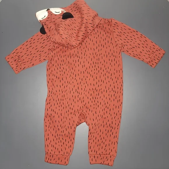 (3-6 mos) Old Navy One Piece Fox Jumpsuit - Picture 4 of 7
